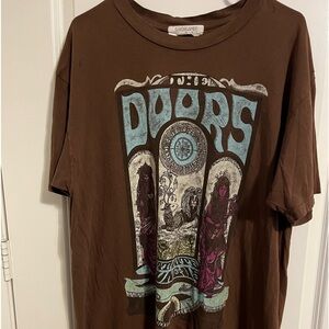 DAYDREAMER / FREEPEOPLE The Doors Tee Shirt Dress size med